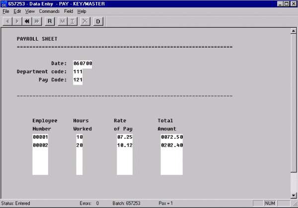 PC data capture
